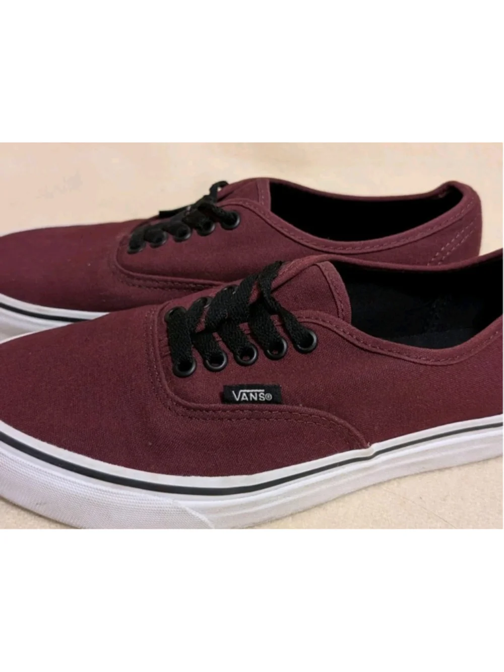 VANS Authentic Port Royale Black Men's Size 7 F39